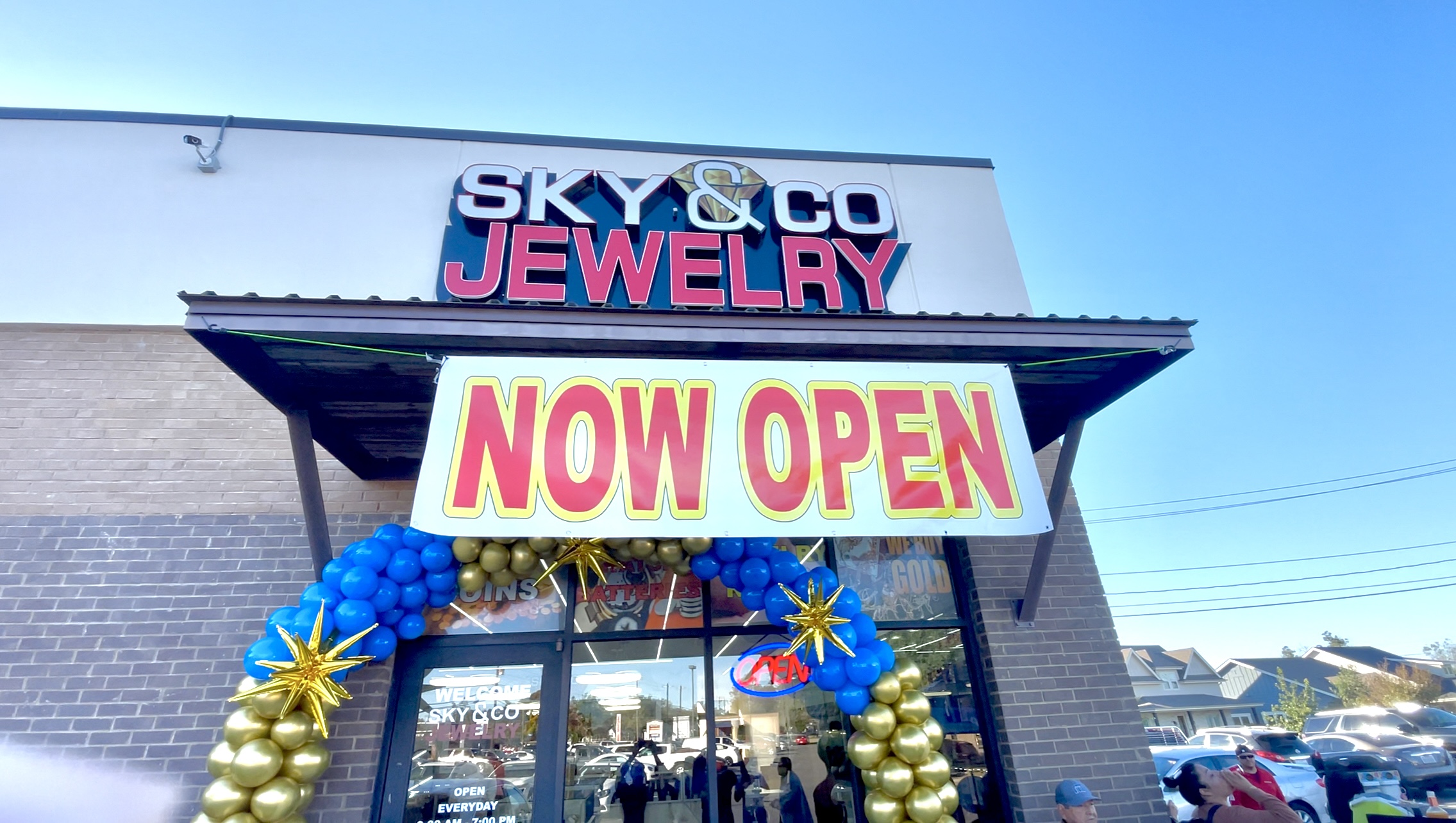 Storefront of Sky & Co Jewelry in Georgetown, Texas